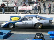 SILVER PONTIAC Firebird Drag Car